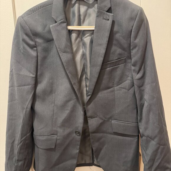 Topman 36R Blazers x 4 (light grey + wool; dark grey; black; navy) - Picture 4 of 8